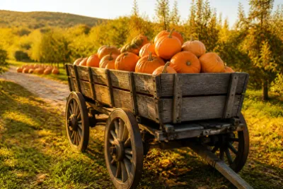 Harvest Wagon Pumpkins(grok)