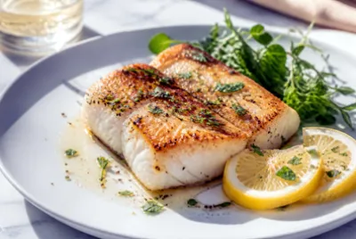 Seared Cod Lemon(grok)