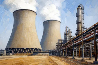 Gouache Towers jigsaw puzzle