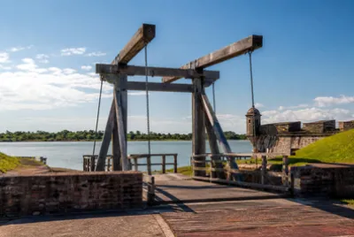 Afternoon River Drawbridge