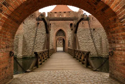 Brick Framed Drawbridge jigsaw puzzle