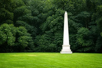 Empty Lawn Obelisk jigsaw puzzle