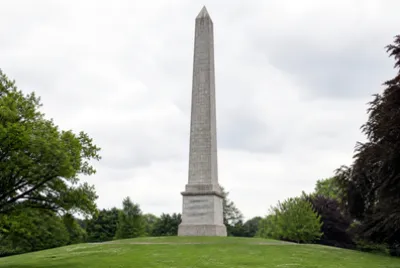 Overcast Park Obelisk