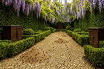 Hedge Garden Anthills jigsaw puzzle
