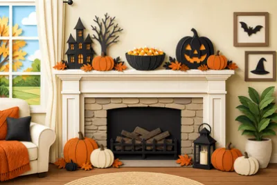 Mantel jigsaw puzzle