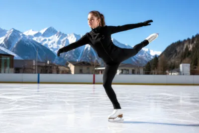 Sunny Outdoor Rink