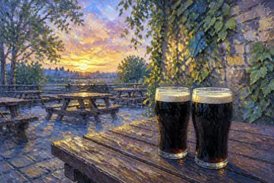 Dusk Beer Garden