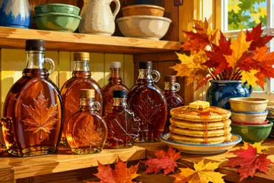 Maple Bottle Shelf