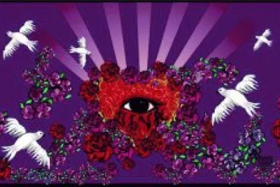 Mystic Purple Silk Art