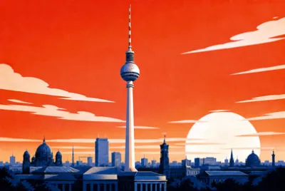 Sunset Tower Poster
