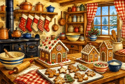 Folk Cottage Kitchen