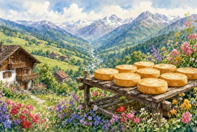 Luminous Alpine Cheese