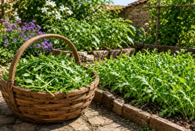 Sunny Arugula Basket