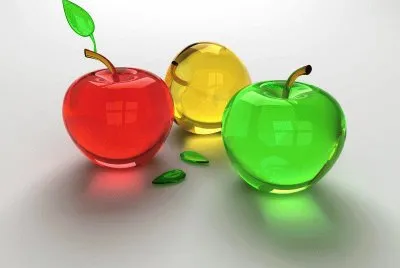 Manzanas de cristal