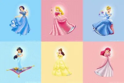SnowWhite Aurora Cinderella Jasmine Belle Ariel