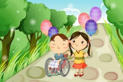 amor en silla de ruedas jigsaw puzzle