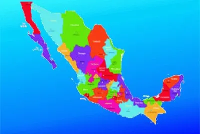 Mapa de MÃ©xico jigsaw puzzle