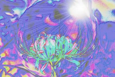 Photo Shopped Flower jigsaw puzzle