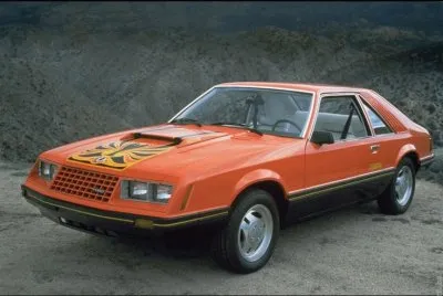 Orange Mustang jigsaw puzzle