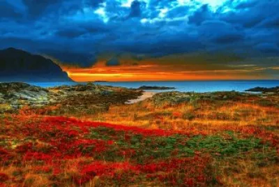 Un colorido paisaje jigsaw puzzle