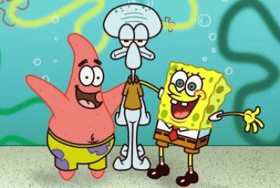 bob, patricio y calamardo