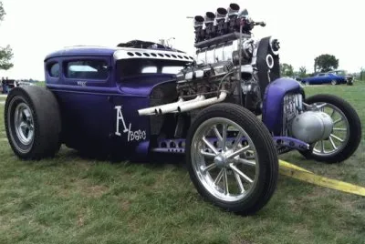 Purple People Eater Rat Rod