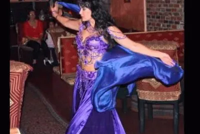 Belly Dancer dressed in Purple