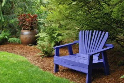Purple Garden Seat