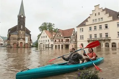RÃ­o Elbe desbordaddo jigsaw puzzle
