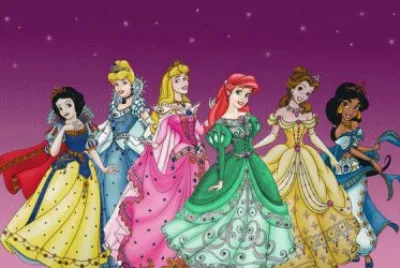 SnowWhite Cinderella Aurora Ariel Belle Jasmine