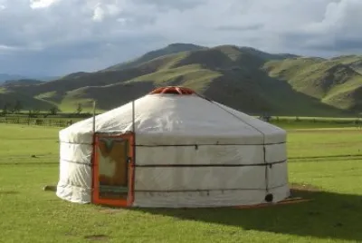 LIttle yurt on the prairie