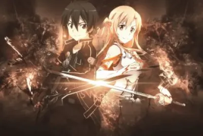 Kirito and  Asuna 1