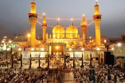 Peregrinos Chiitas orando en su mezquita jigsaw puzzle