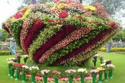 Escultura floral