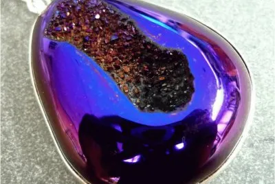 Royal Purple Aura Crystal