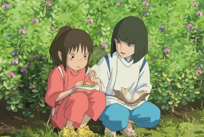 Chihiro and Haku 1