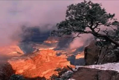 Grand Canyon morning fog