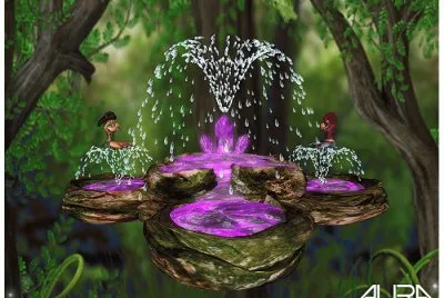 Crystal Meditation Fountain