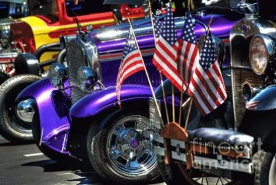 American Classic 4th of July Car
