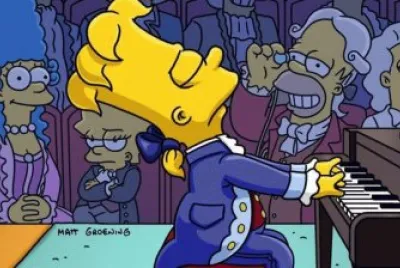 bart toca piano
