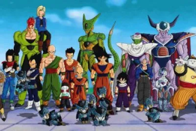 estan los personajes de cell