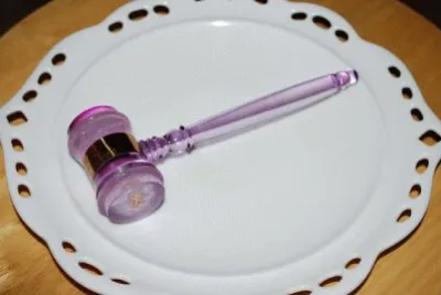 Vintage Temple of Hearts Gavel