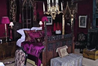 Gothic Purple Bedroom