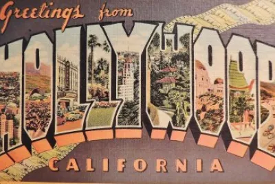 Vintage Hollywood Postcard