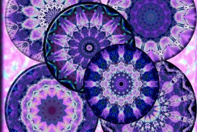 Purple Kaleidoscopes-Art