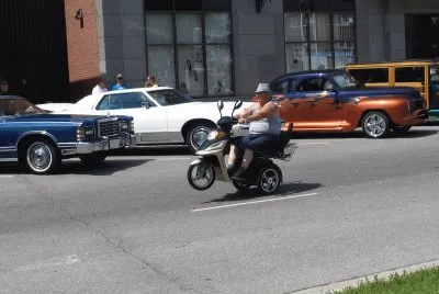 Wheely Wennie at the car show