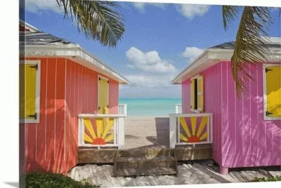 tropical cabanas