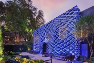 Sushi Restaurant Patio-Mexico City jigsaw puzzle