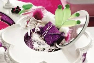 Purple and Pink Girly Storage Case