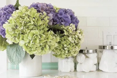 Bathroom Flower Arrangement